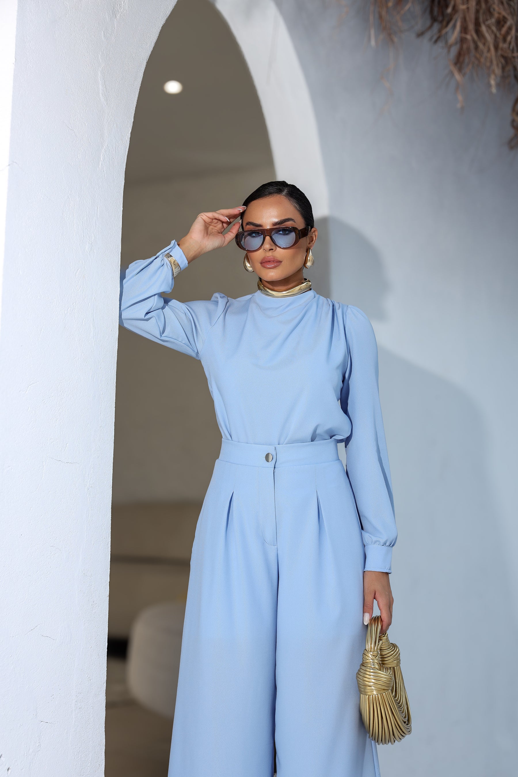 Blusa Selena Elegante Alto Verão