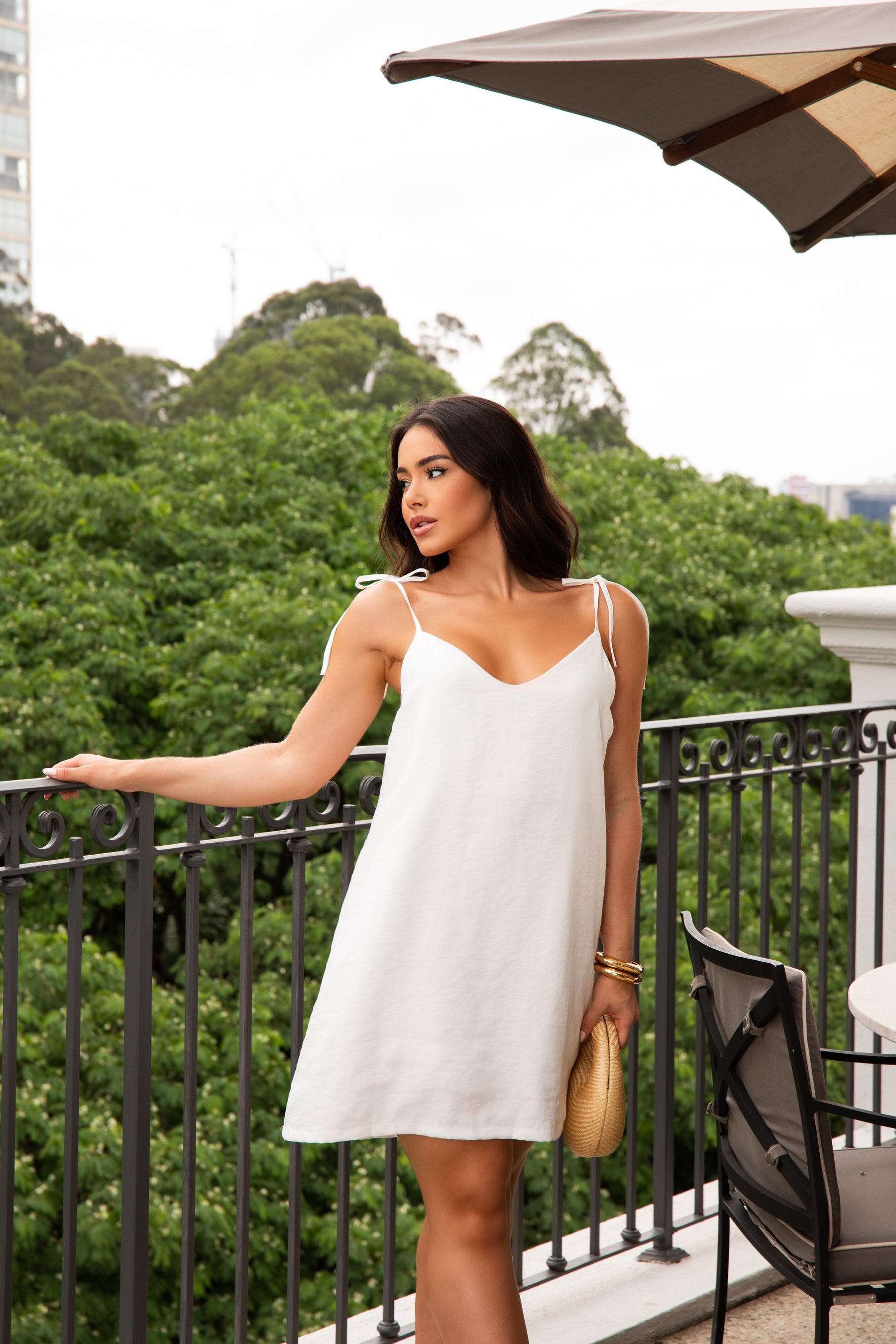 Vestido Alfaiataria Alto verão Nina Feminino