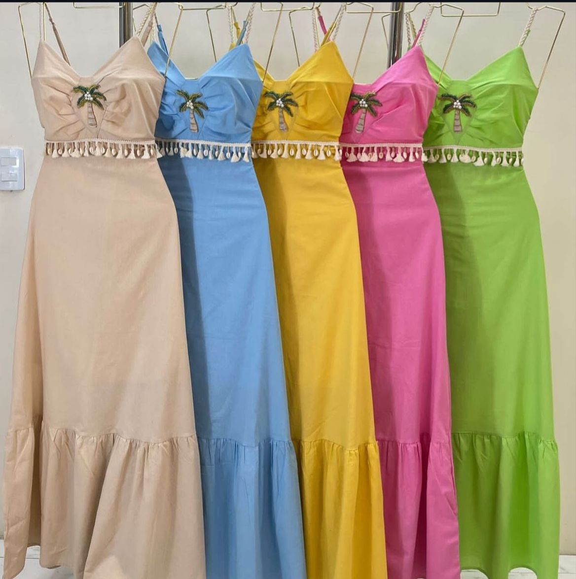 Vestido Longo Em Linho Cocal Feminino