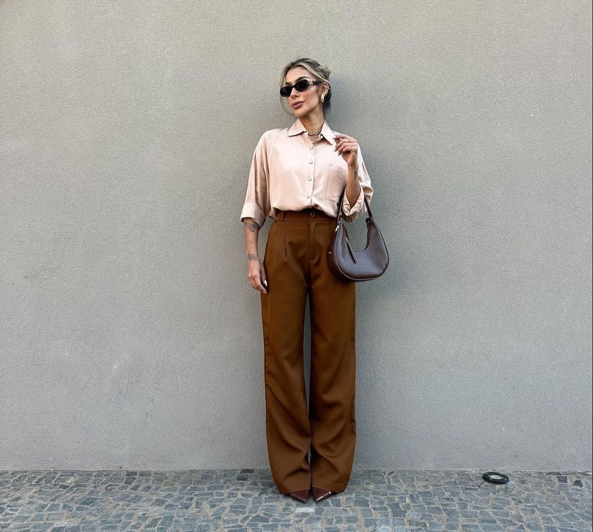 Calça Alfaiataria Gabriela Pantalona