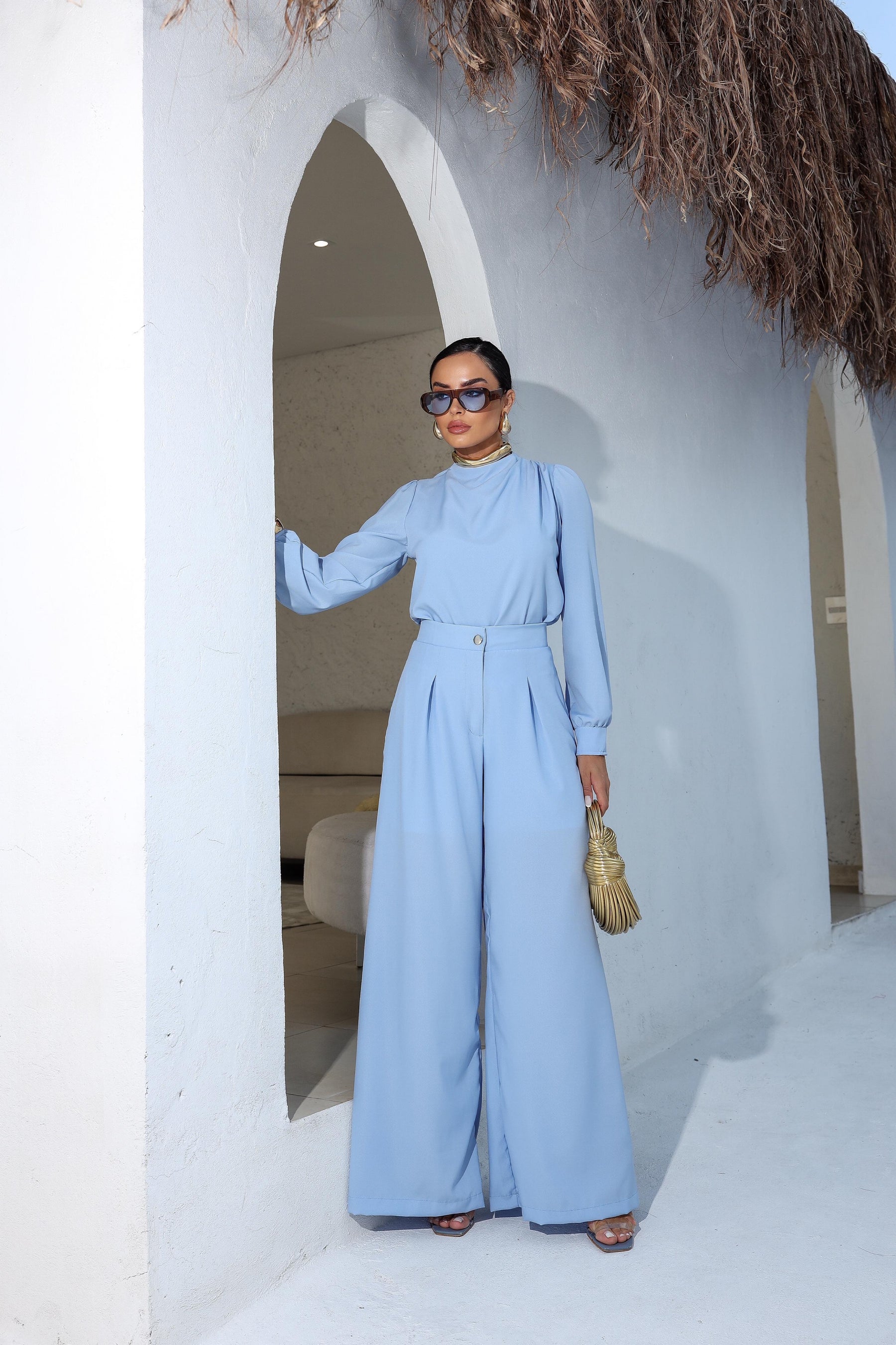Blusa Selena Elegante Alto Verão