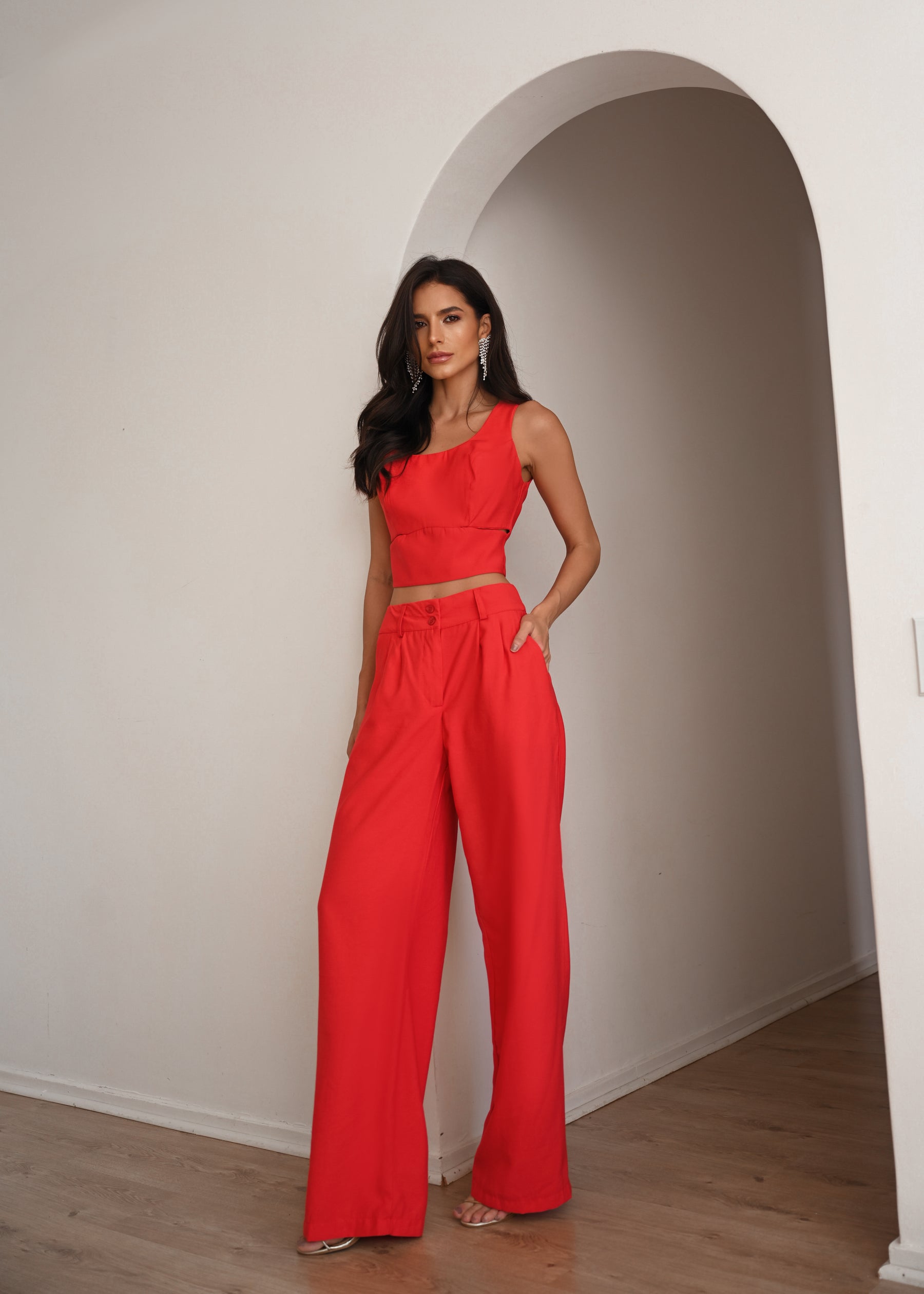 Calça Pantalona Viena - Feminina