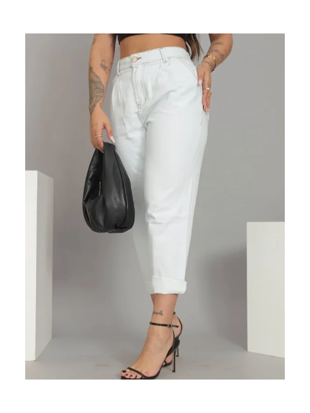 Calça Jeans Mom Cristal