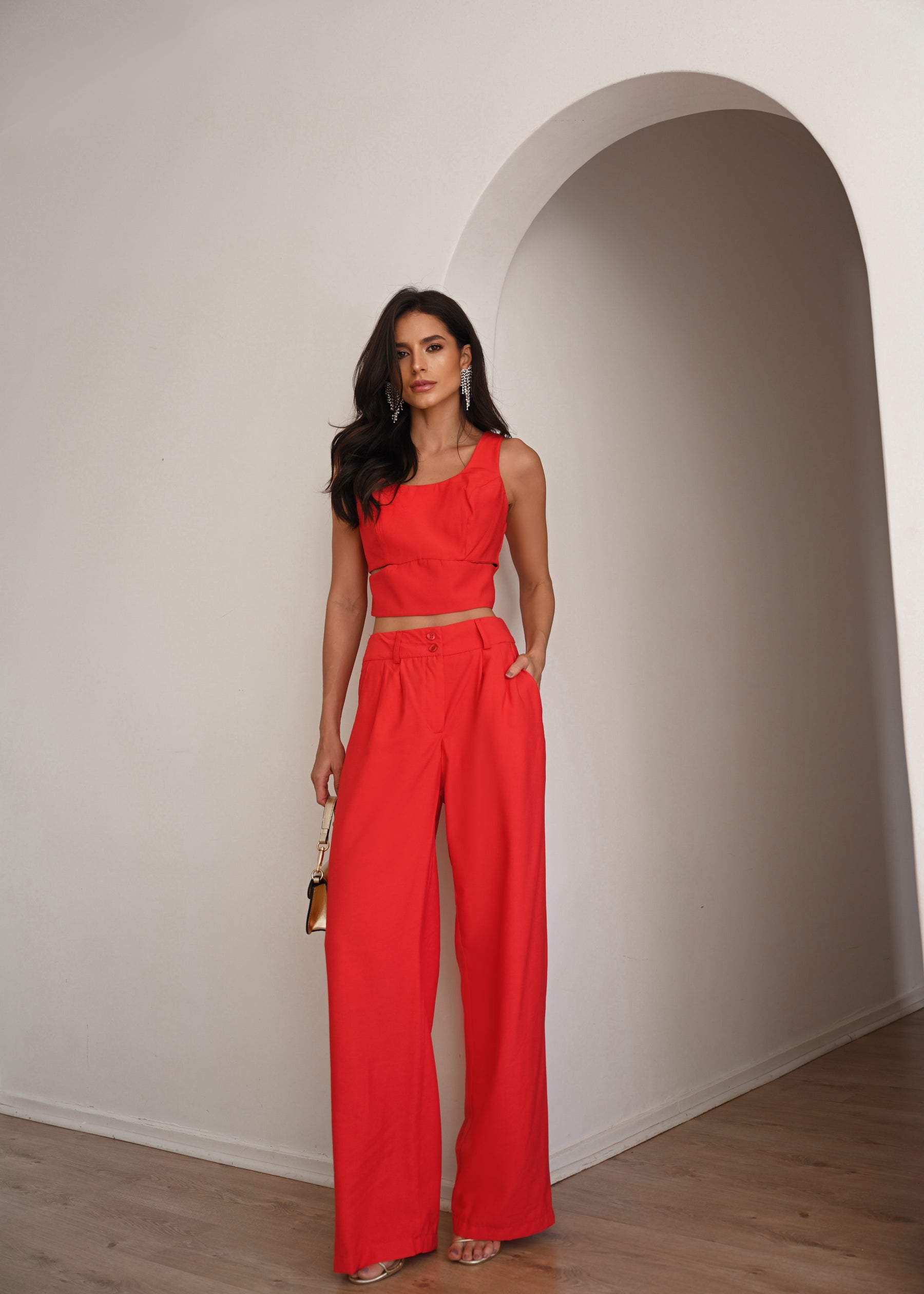 Calça Pantalona Viena - Feminina