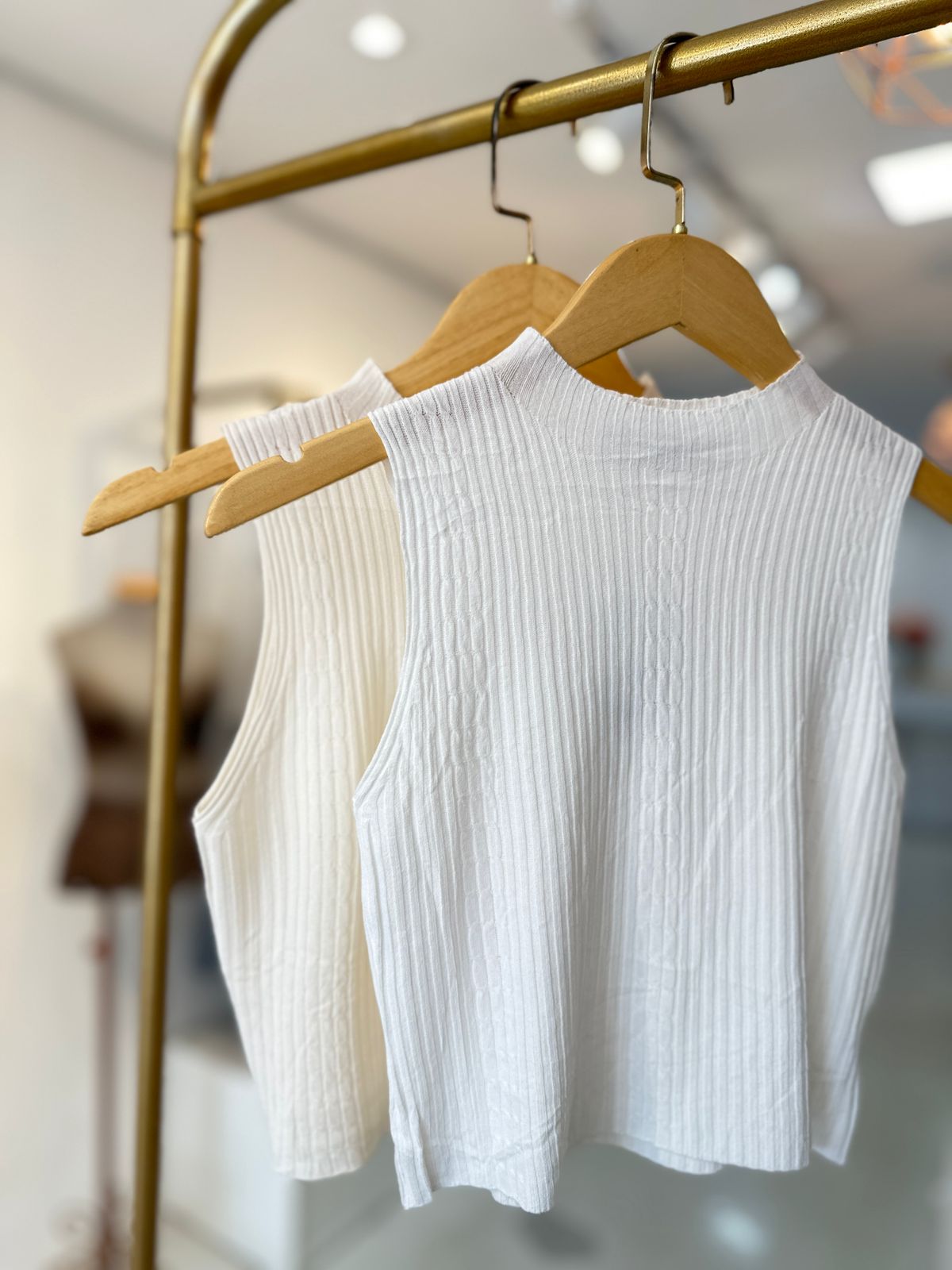 Cropped Regata Nina Feminino Tricot