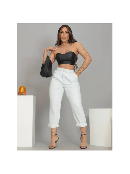 Calça Jeans Mom Cristal