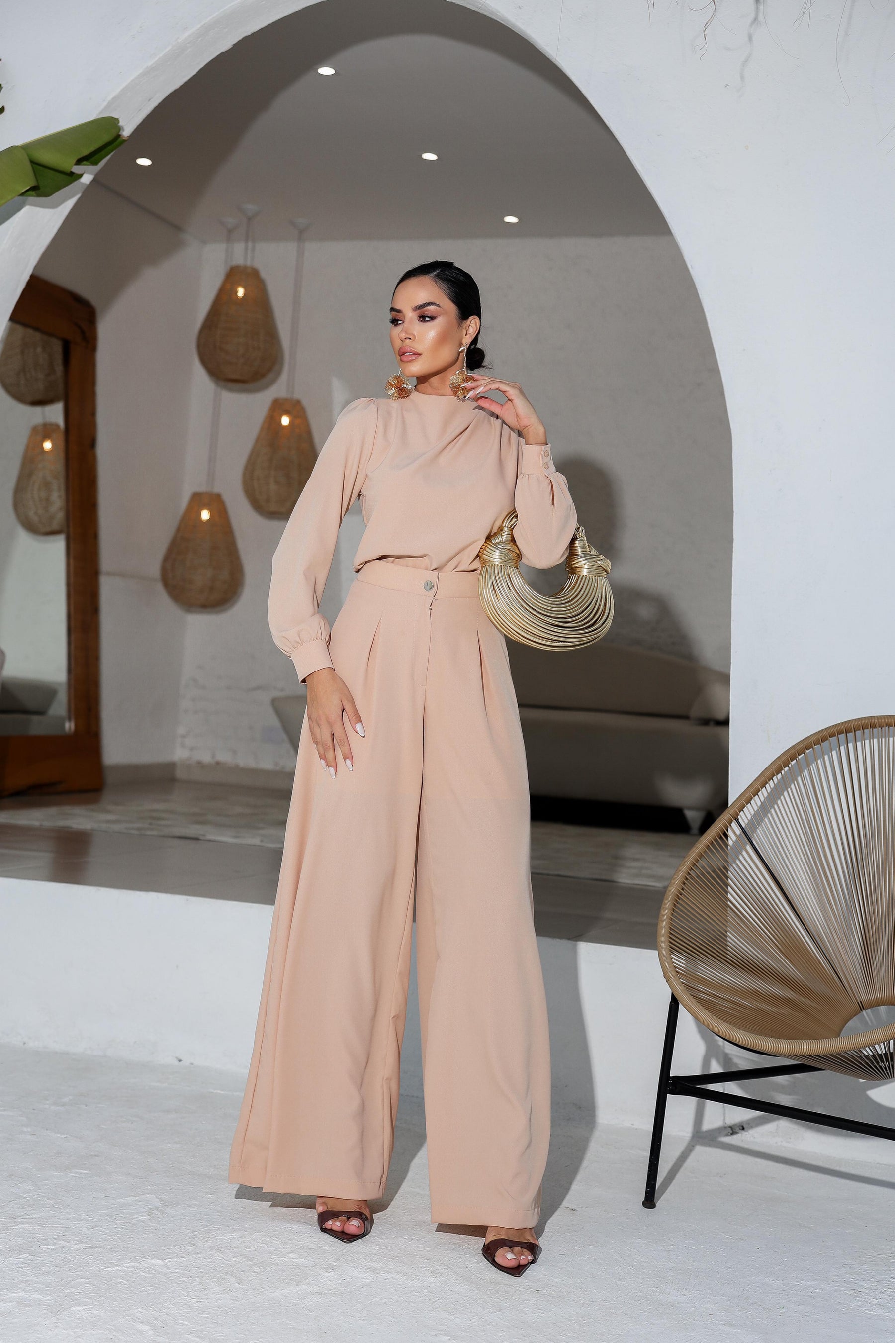 Blusa Selena Elegante Alto Verão