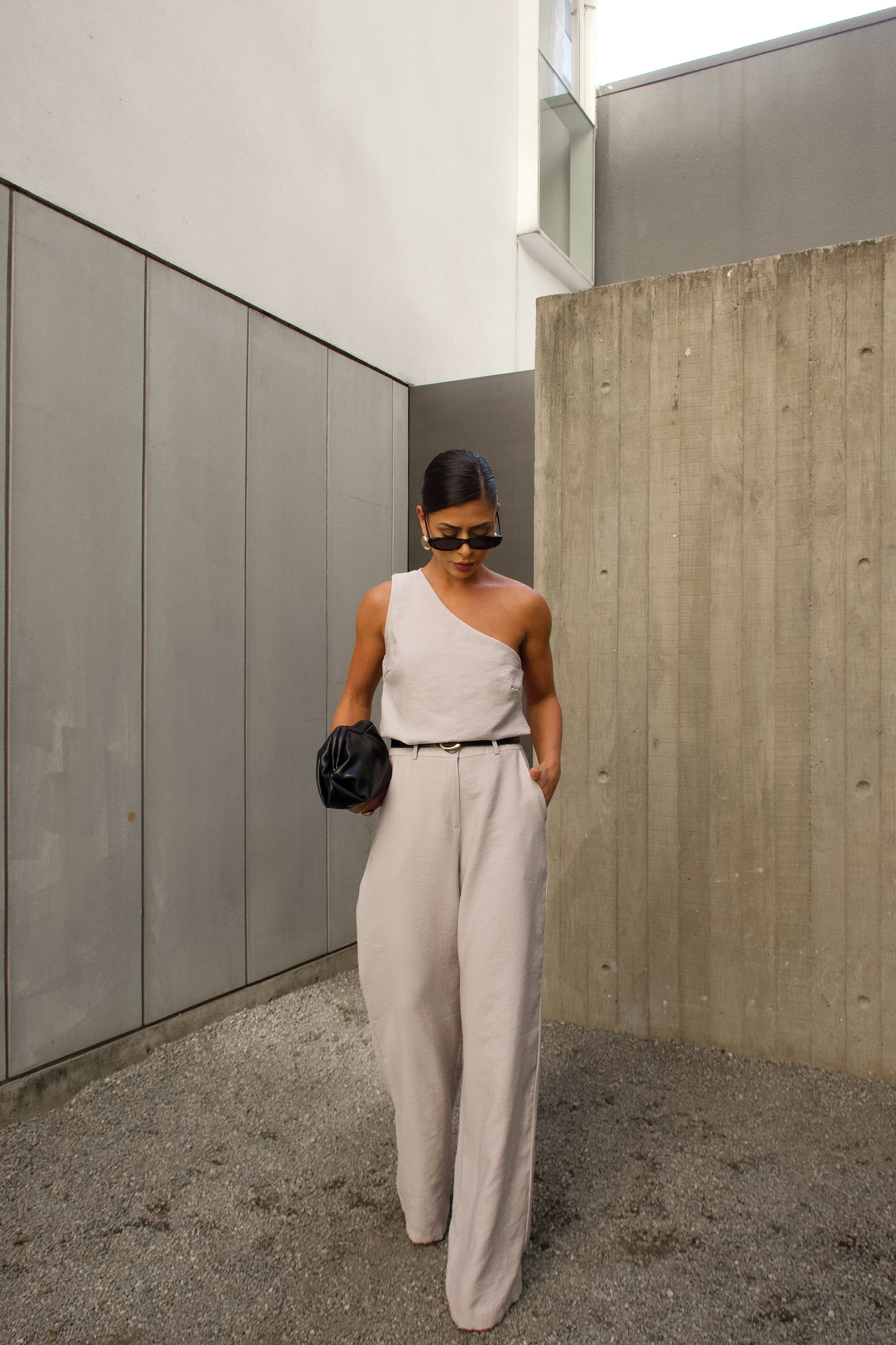 Blusa Nula Manga Alfaiataria Viena Feminina