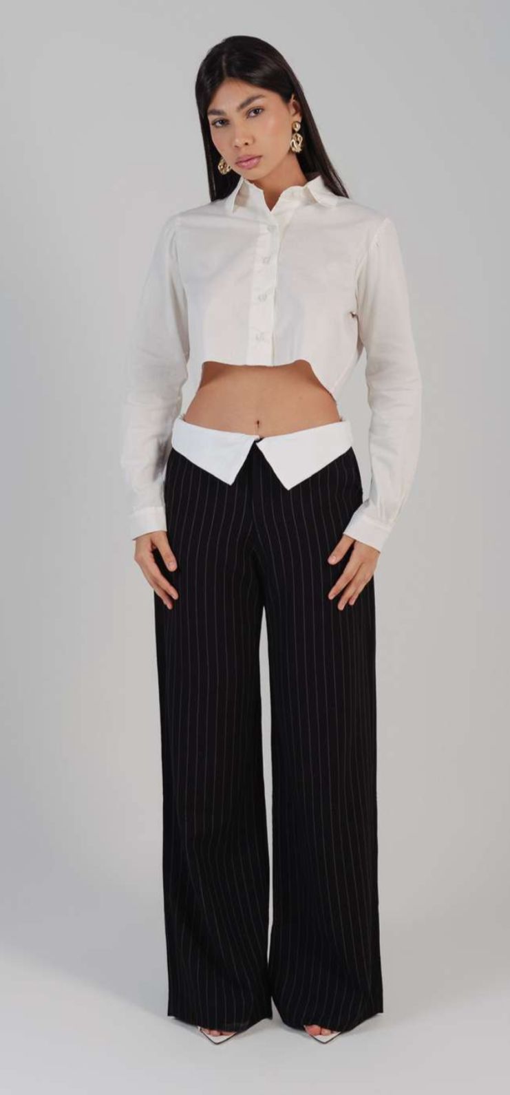 Calça Alfaiataria Indira Cos duplo Feminina