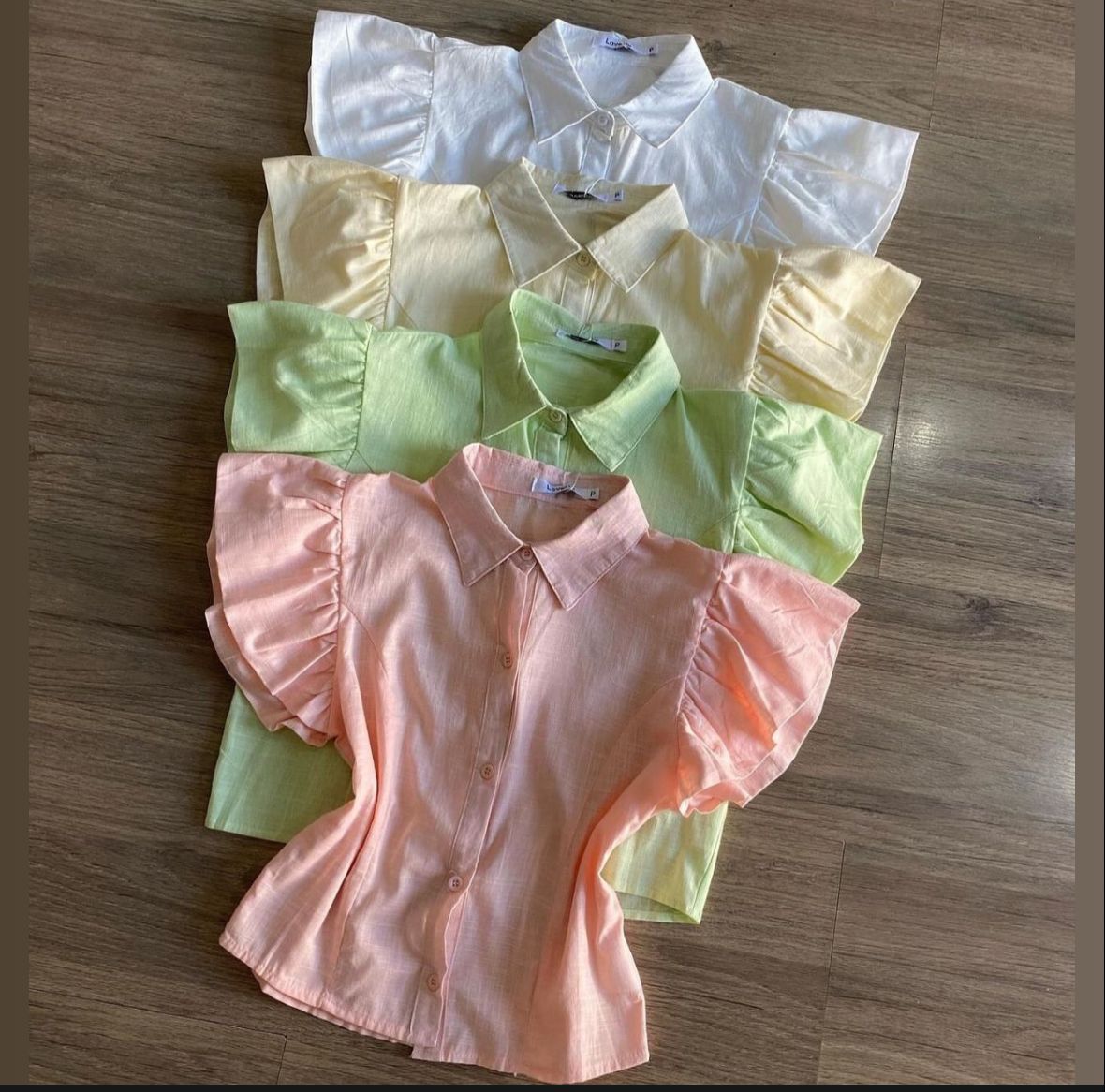 Cropped em Linho com Babado Grazi Feminino