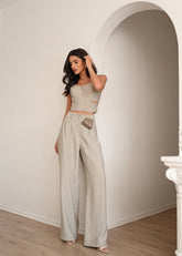 Calça Pantalona Viena - Feminina