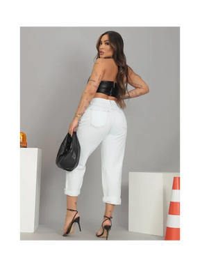 Calça Jeans Mom Cristal