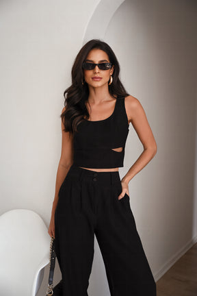 Calça Pantalona Viena - Feminina