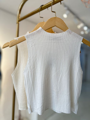 Cropped Regata Nina Feminino Tricot