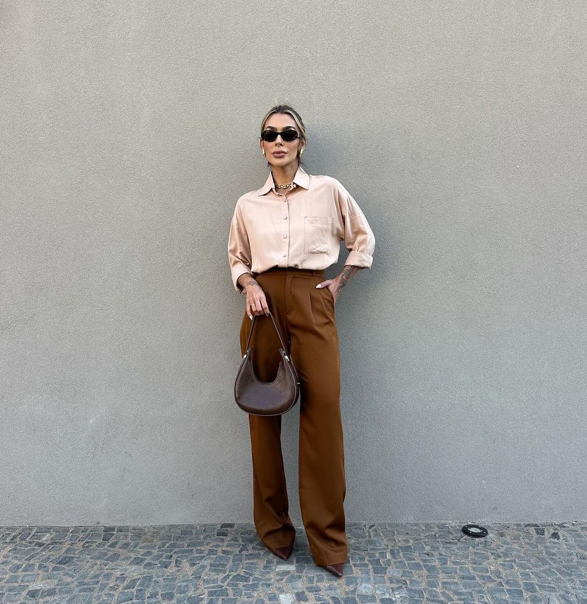 Calça Alfaiataria Gabriela Pantalona