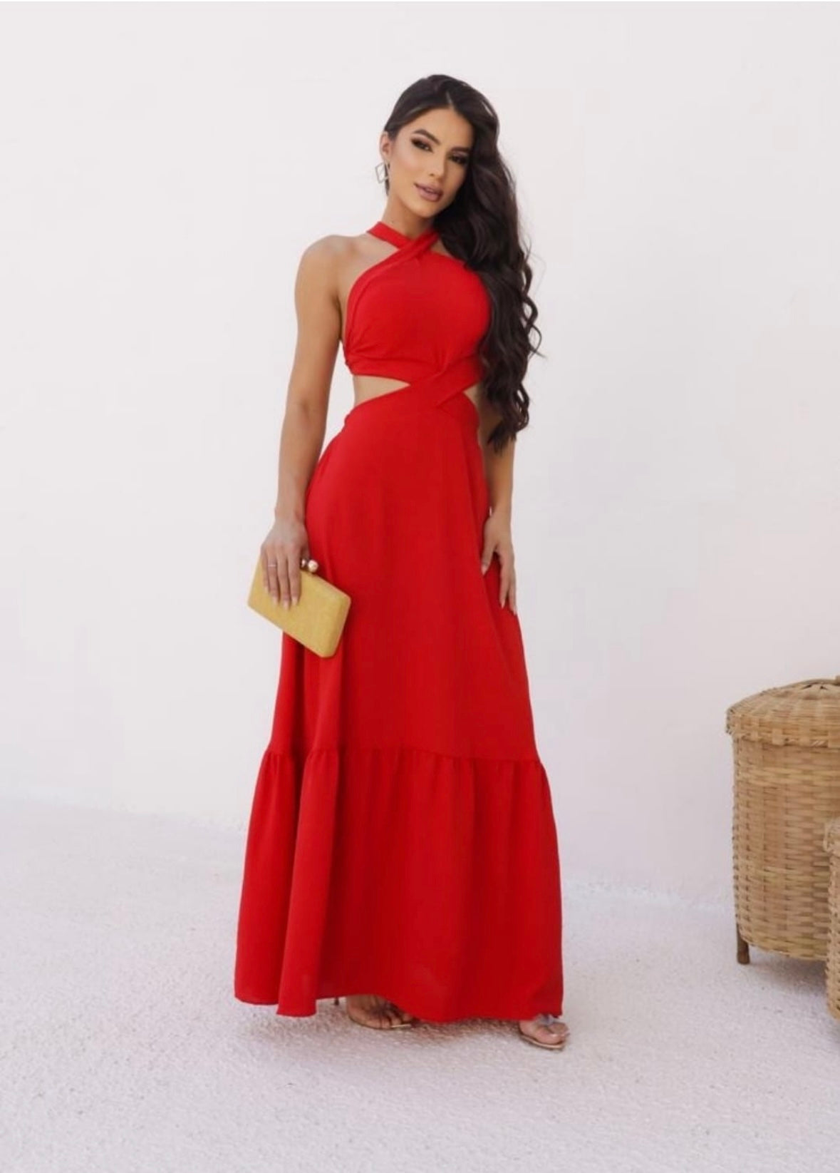 Vestido Vanessa Longo Feminino