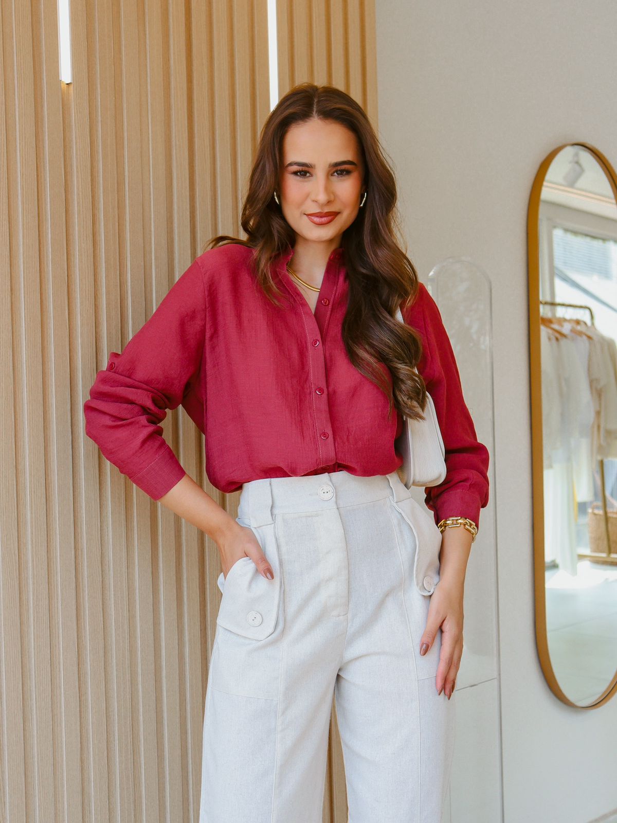 Calça em Linho Nina Feminina