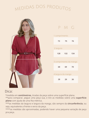 Camisa Maya em Linho Feminina