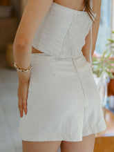 Short Saia Leia Feminino em Linho