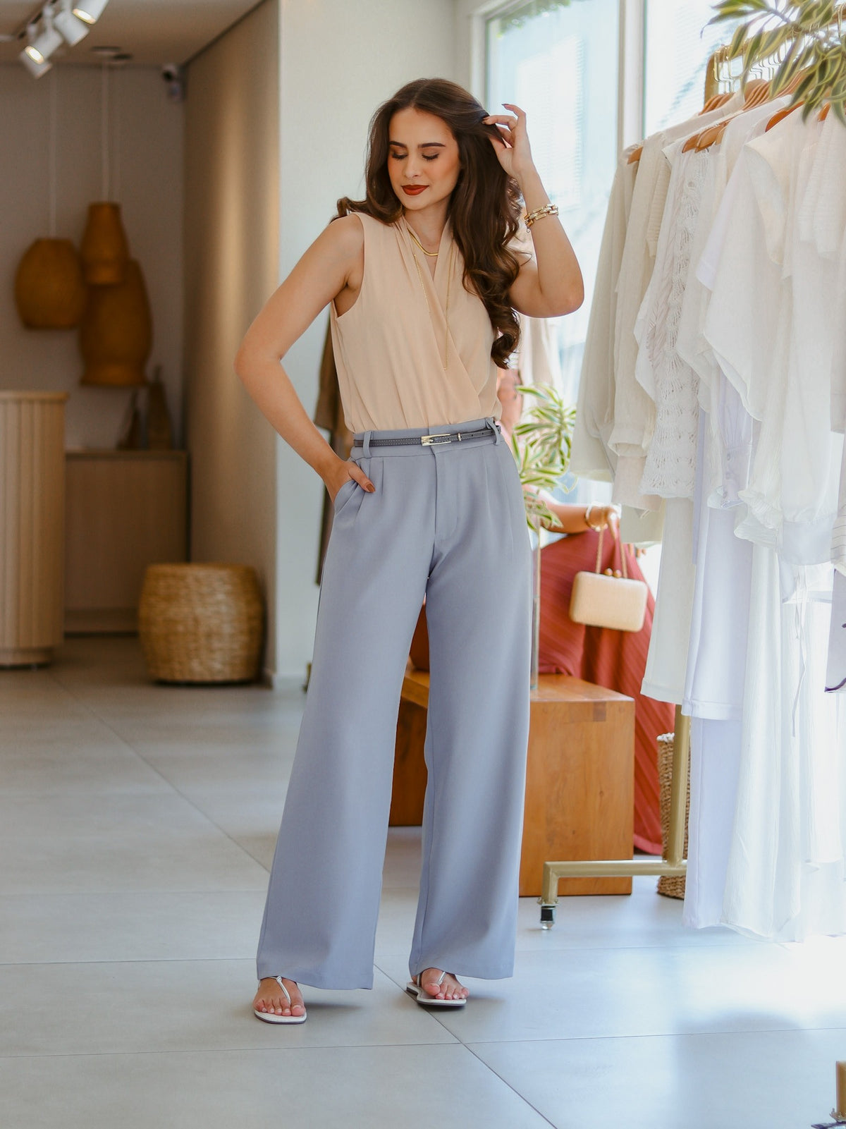 Calça Alfaiataria Liz Feminina