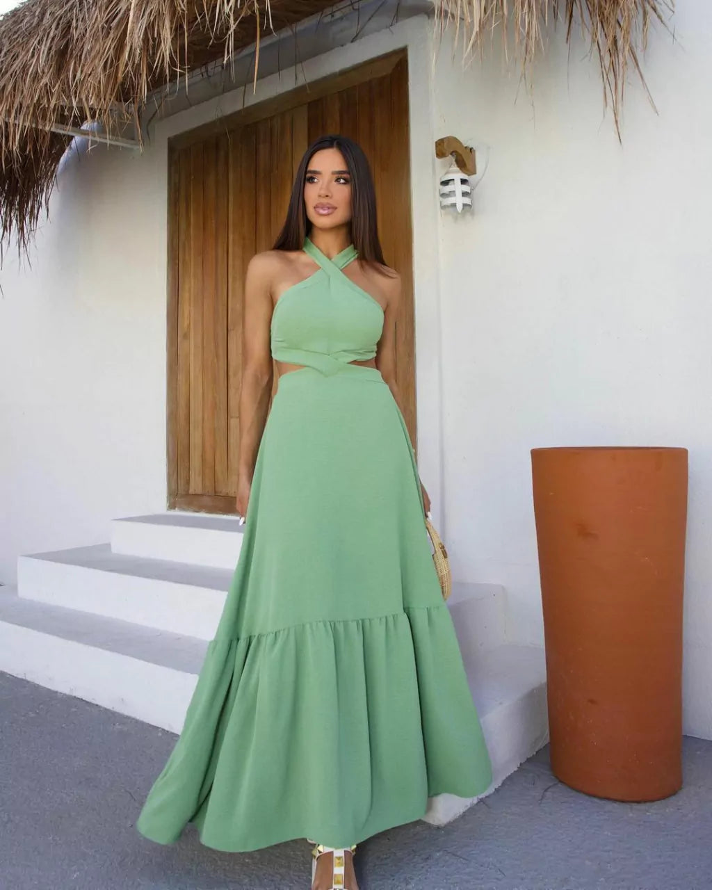 Vestido Vanessa Longo Feminino